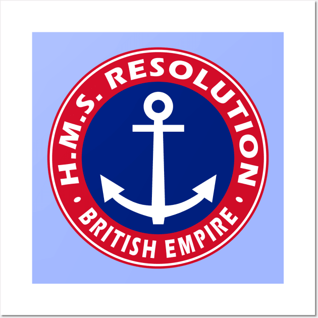 H.M.S. Resolution Wall Art by Lyvershop